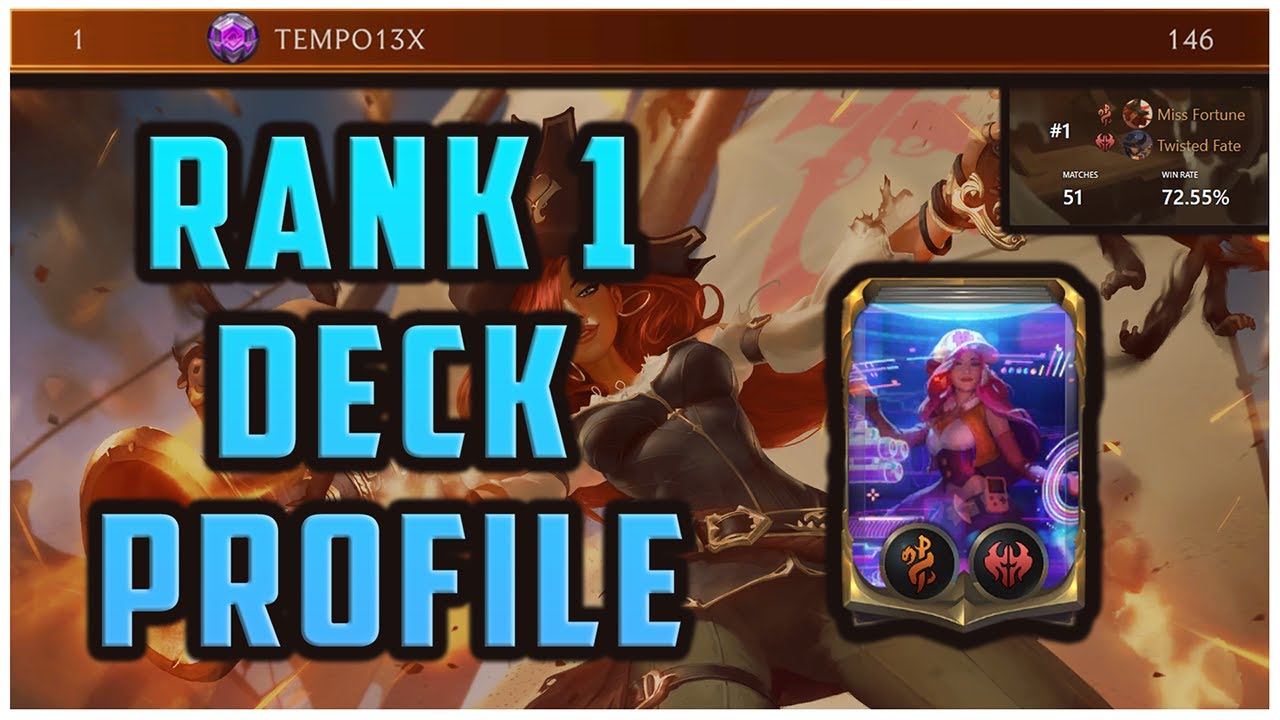 RANK 1 Legends of Runeterra Pirate Burn Deck Profile