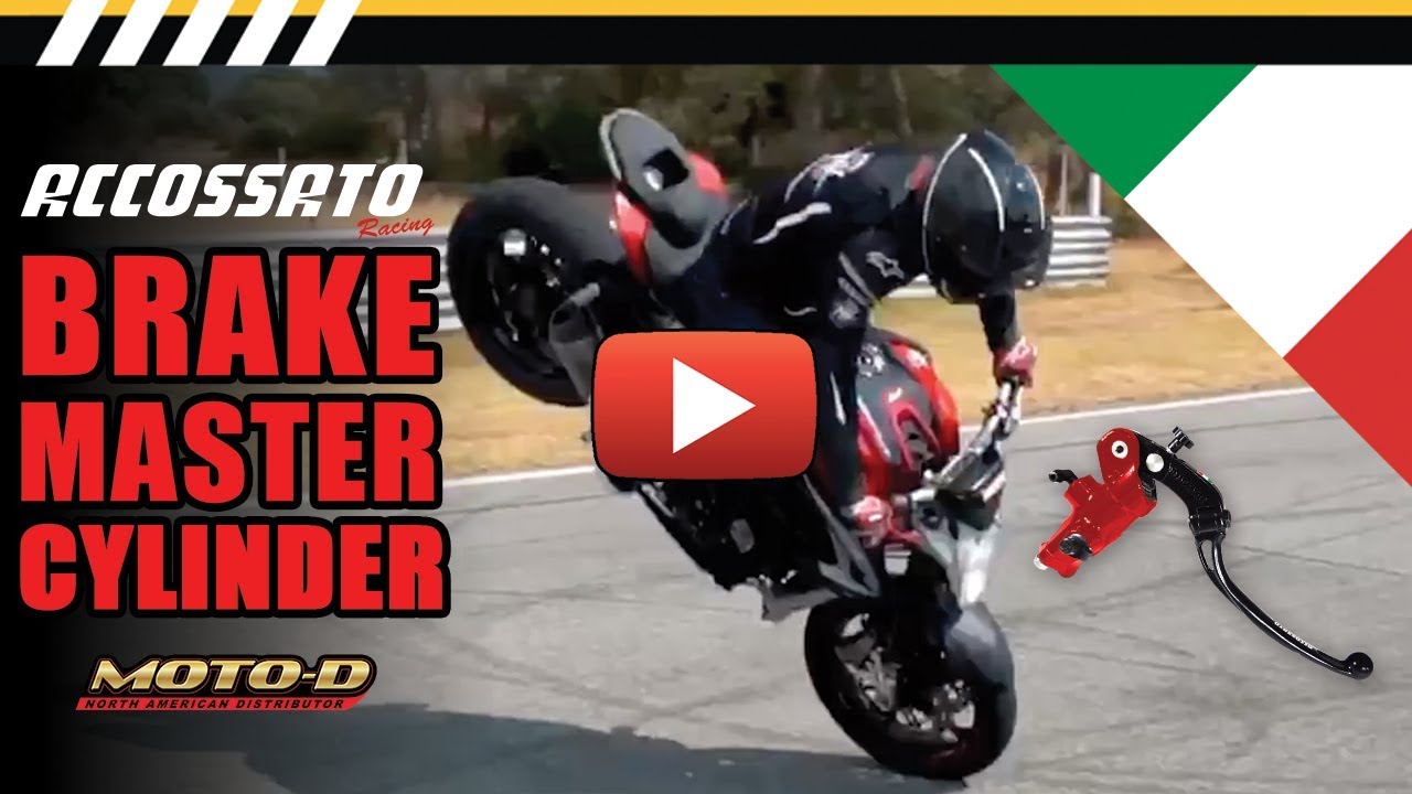 Accossato Brake & Clutch Master Cylinders in Action | MOTO-D Racing