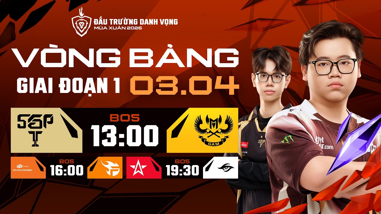 🔴 TRỰC TIẾP: ONE STAR ESPORTS vs TEAM SECRET | GIAI ĐOẠN 1 - LƯỢT VỀ | ĐTDV MÙA XUÂN 2026