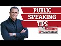 Public speaking tips and presentation training delivery skills