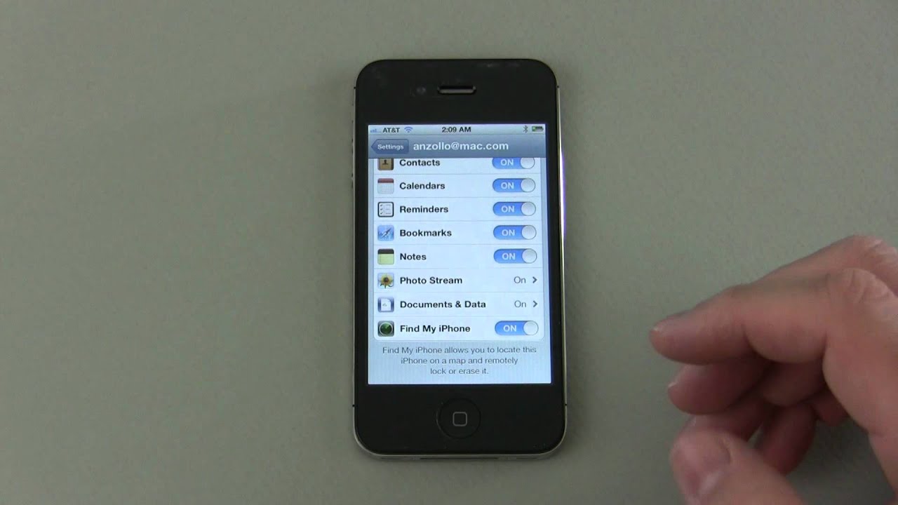 iPhone 4 / 4S Tips iCloud YouTube