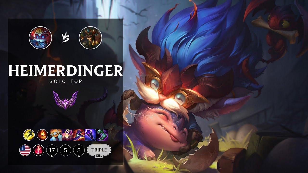 Heimerdinger Top vs Cassiopeia - NA Master Patch 12.11