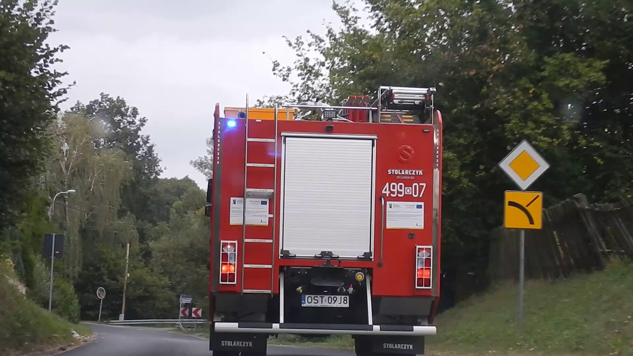 Alarmowo!!! OSP Leśnica 499[o]07 do zdarzenia