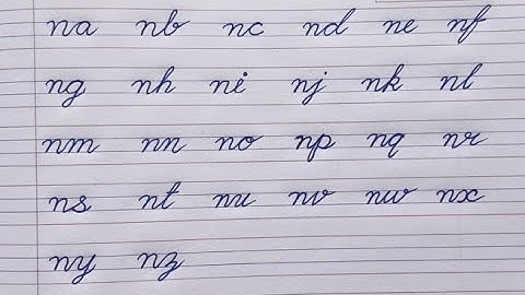 Lesson-18 How to connect Letter 