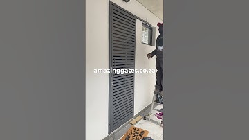 Sliding security gates #wrought iron #door