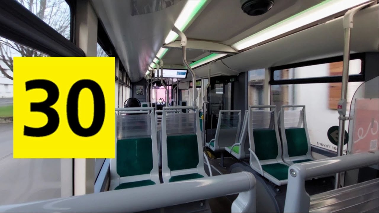 Iveco Urbanway 12 GNV N°030 - Ligne 30 entre Trentemoult et Espace Diderot - Réseau Naolib - Nantes