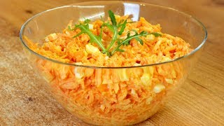 Салат с морковью и яйцами - вкусный витаминный салат