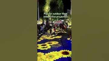 Popular outdoor floor Interactive Projection #wallpaper #floor #outdoors #project #led #screen