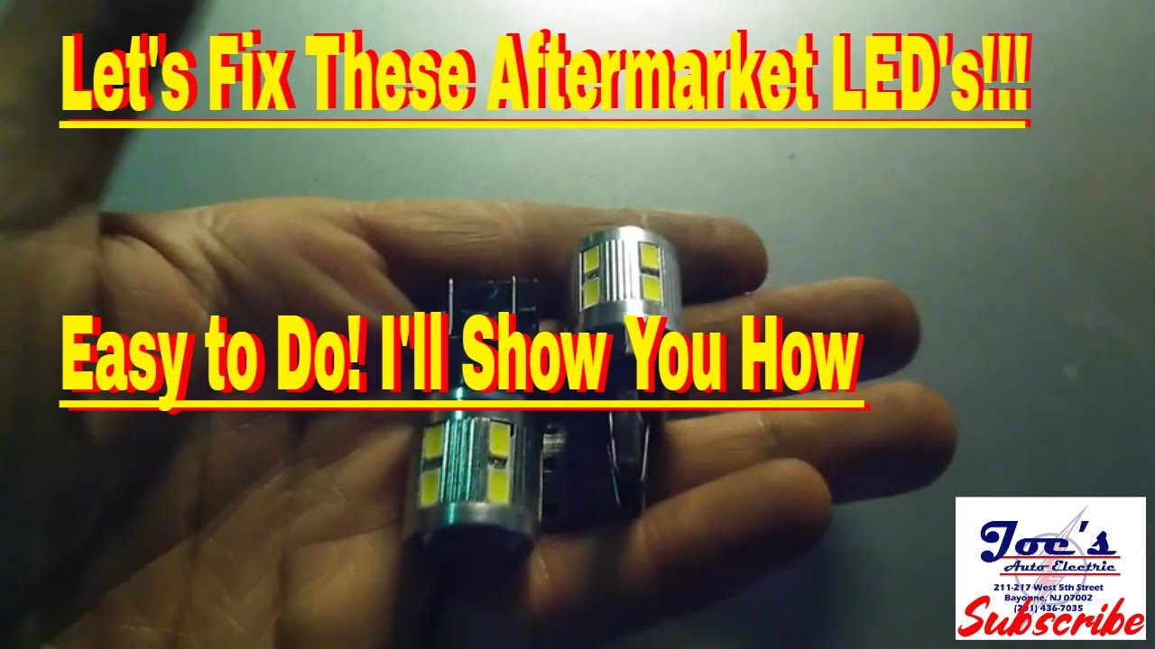 How to Fix Aftermarket LED Brake Light Bulbs YouTube