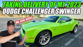 TAKING DELIVERY OF MY 2023 SWINGER DODGE CHALLENGER SPECIAL EDITION