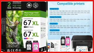 Chromojet Compatible HP 67XL Ink Cartridges Black/Color Combo Pack Review
