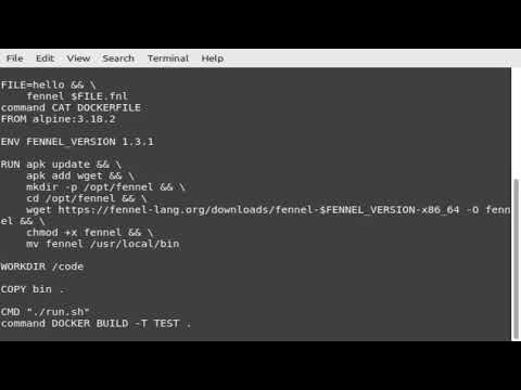 Programming {{ fennel }} hello world - YouTube