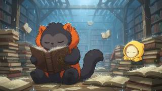 Fantasy Lo-Fi Hip Hop 📖🌧️ POV: Reading in an abandoned magical library during a rainstorm