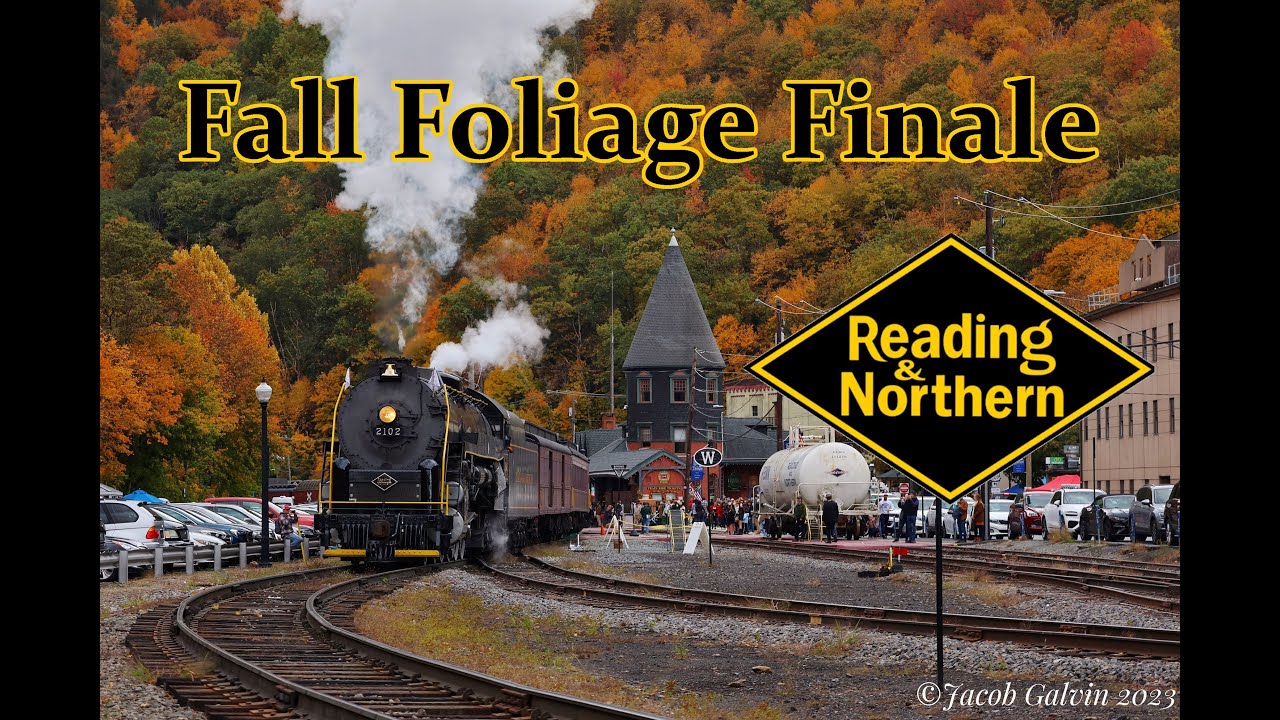 Reading & Northern 2102 | Fall Foliage Finale 10-21-23 - YouTube