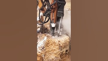 Rock drill splitter integrated,Installed on the excavator for use,dual function as a machine#mining