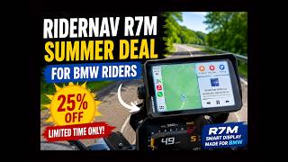 RIDERNAV R7M FOR BMW MOTO SUMMER OFFER!