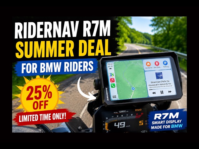 RIDERNAV R7M FOR BMW MOTO SUMMER OFFER! - YouTube