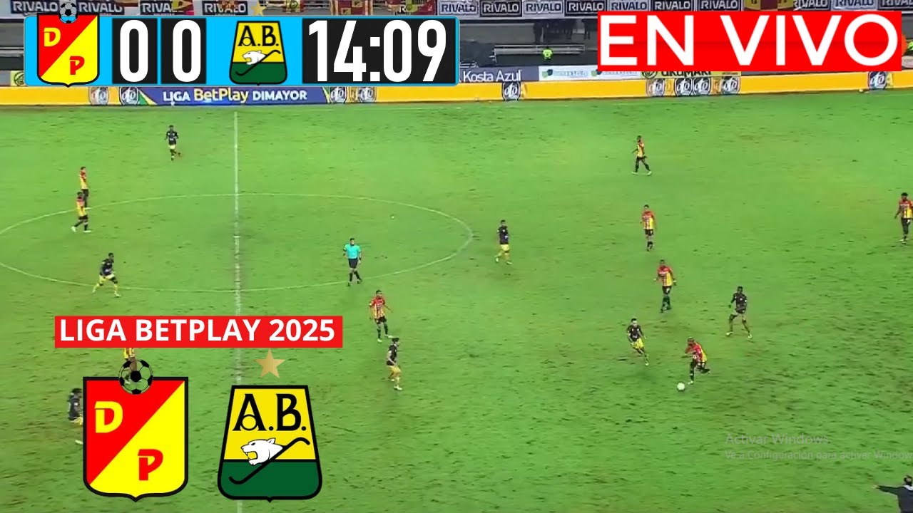BUCARAMANGA VS PEREIRA En Vivo Hoy 🔴 Liga Betplay 2025 Fecha 9 Partido ...