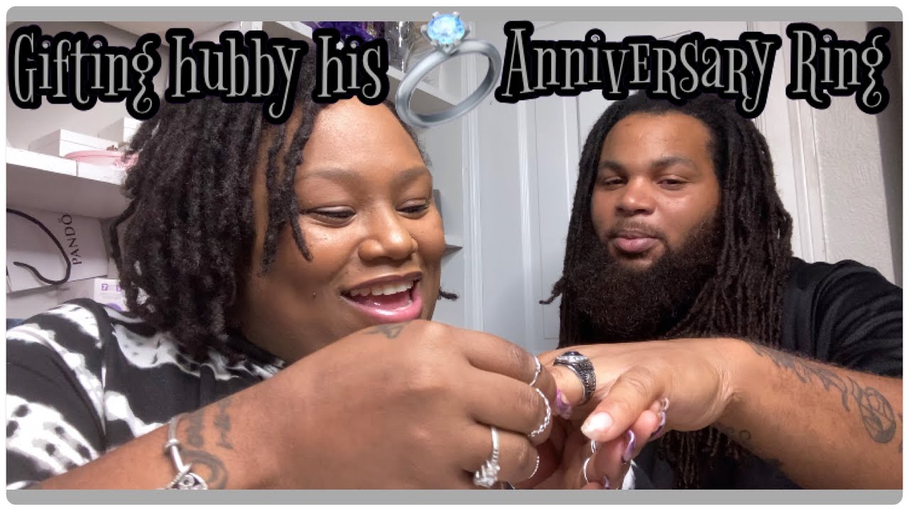 Gifting Hubby His Anniversary Ring