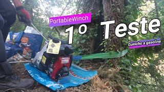 Guincho portátil 1º Teste