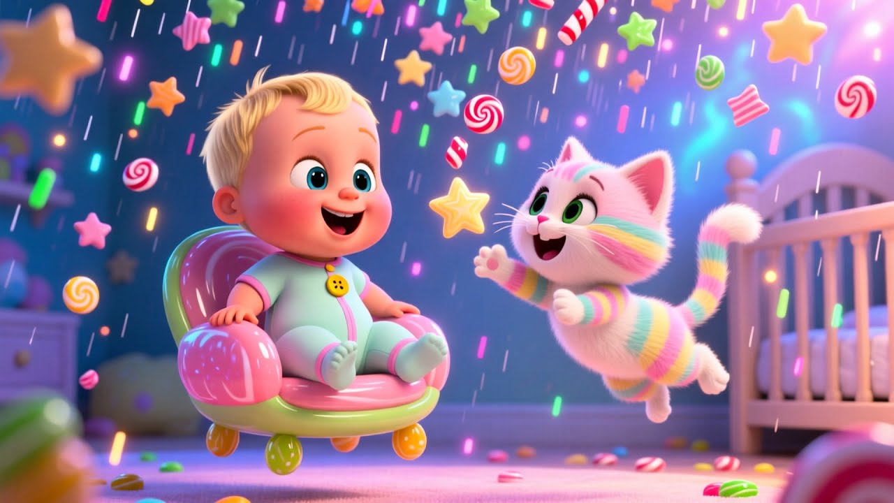 Baby Counts Candy Stars 🍬⭐ | Fun Learning & Play for Kids | Toddler Adventure Video