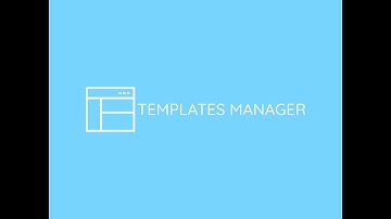 Templates manager for GrapesJS