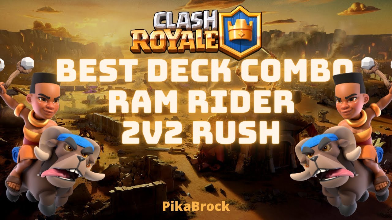 Best Deck Combo For Ram Rider 2v2 Rush#ClashRoyale #ClashRoyaleBestDeck #Be...