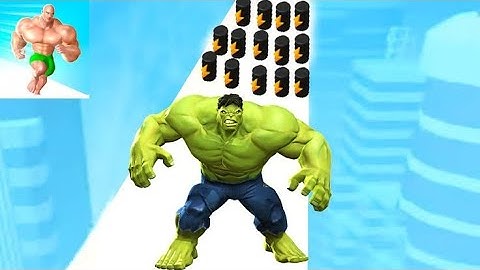 Muscle 💪 rush play 9999 level iOS trailer walkthrough satisfying gameplay. #musclerushmaxlevel