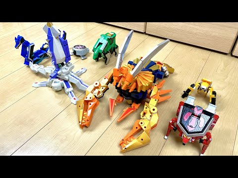 DX Power Rangers SAMURAI #2】🦐🦑なんかカワイイ⁉︎シンケンジャーの