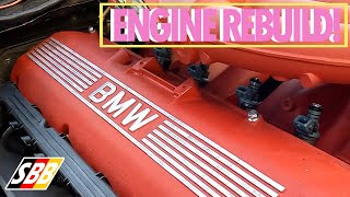 Rebuilding a BMW M20B25 Engine In 15 Minutes! . . . .and Delivering the Car To Our Client!