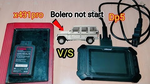 Mahindra Bolero Not Start | Key Program And Ecu Unlock By Dp5 And X431pro | Ahshani work