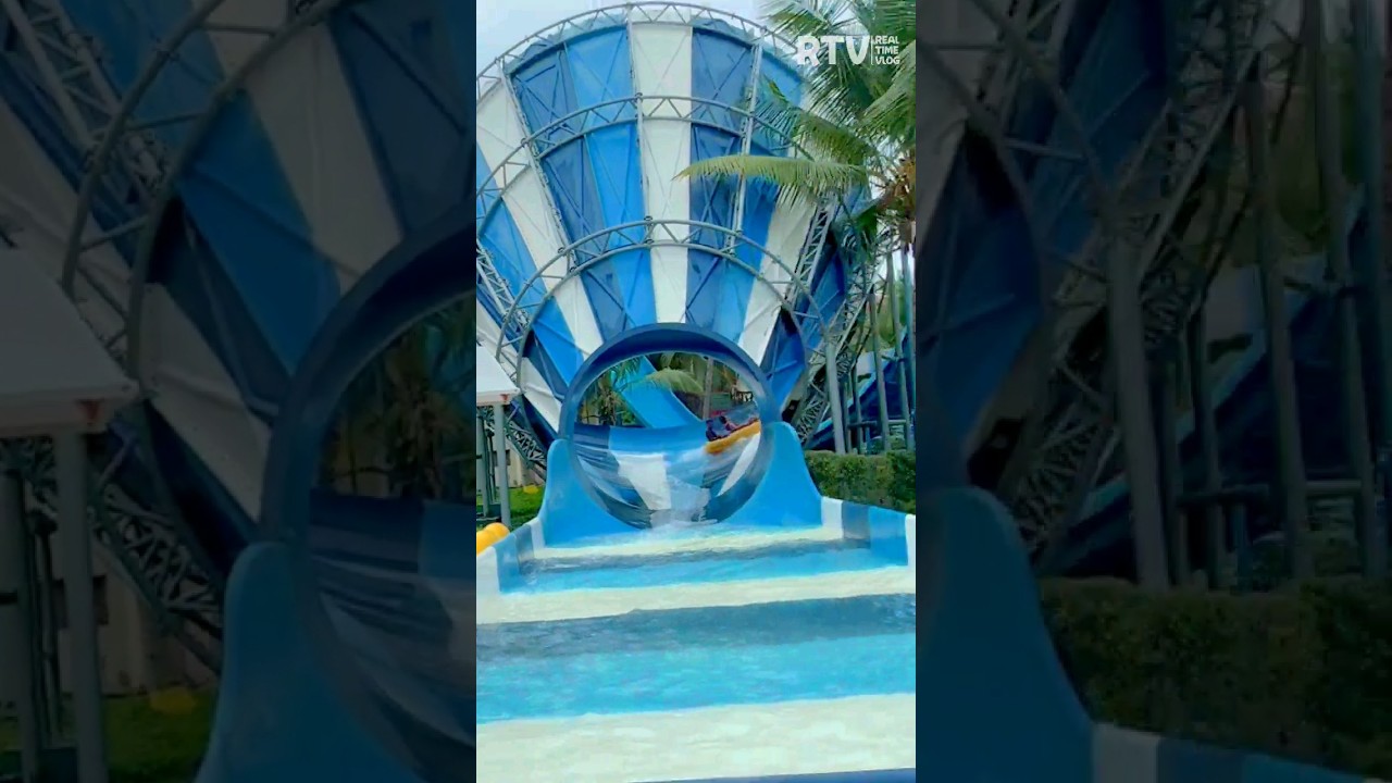 FUNNEL 🌊 WATER SLIDE at Wet n Joy 