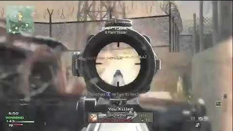 AMAZING - MW3 SNIPER QUAD FEED!!