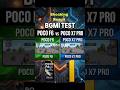 poco x7 pro vs poco f6 BGMI TEST#POCOx7pro #hyperos3