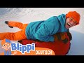 Blippi besucht ein Skigebiet ❄️ Blippi Deutsch | Abenteuer und Videos für Kinder