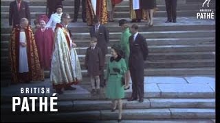 Royal Family At Church - Colour (1967)