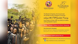 ANU 25th Graduation - Class of 2022