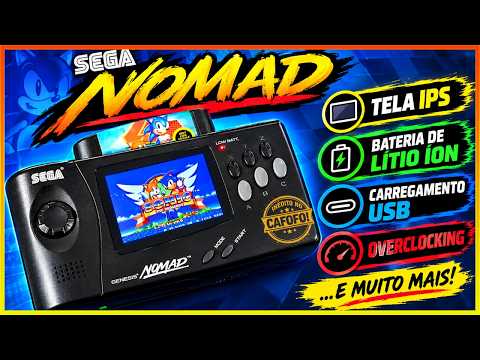 A SEGA NOMAD AND THE CRAZIEST MOD I'VE EVER INSTALLED!