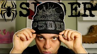 ICED OUT BEANIE! SP5DER Web Beanie Hat Black (Review) + TRY ON