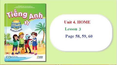 TIẾNG ANH LỚP 3 MỚI || UNIT 4. HOME || Tr 58, 59, 60 || i-Learn Smart Start Grade 3 (2022-2023)