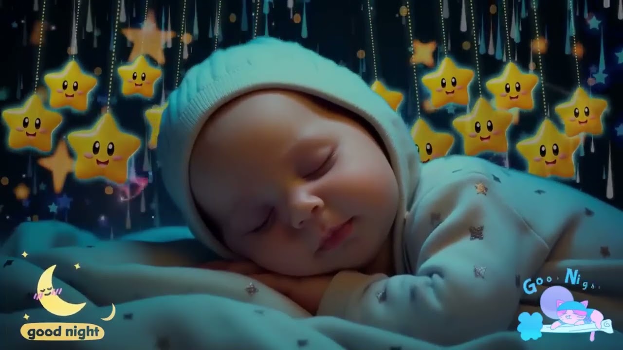 Baby Sleep Music 🎵 Mozart Brahms Lullaby 🌜 Deep Night Relaxation to Overcome Insomnia Fast