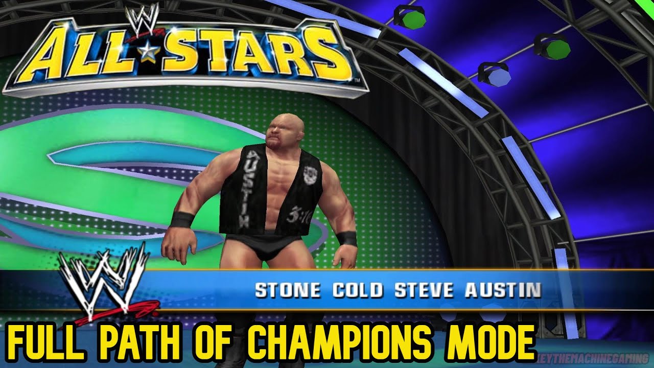 WWE All Stars - Full Path of Champions Mode w/ Stone Cold Steve Austin (Undertaker Story)