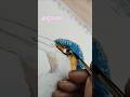 Easy Kingfisher Watercolor | How to paint a kingfisher #artshorts #watercolorforbeginners #ytshorts