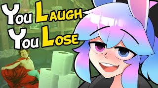 You laugh you lose, but…