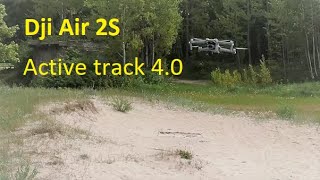 DJI Air 2S obstacle avoidance and APAS test in the bushes.