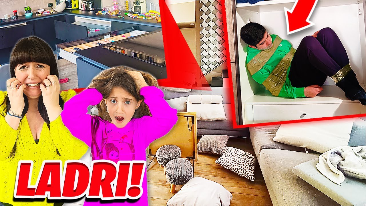 UN LADRO È ENTRATO NELLA NOSTRA NUOVA CASA ALLE 3 DI NOTTE E DISTRUGGE TUTTO! *GIADA PIANGE*
