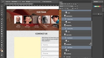 15 Photoshop Web Mockup - Image Smart Objects and ACR Part 3