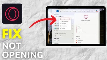 How To Fix Opera Gx Not Opening In Windows 11