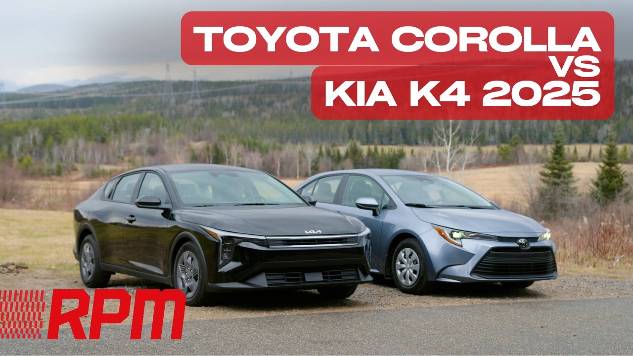 Comparo : Toyota Corolla L contre Kia K4 LX 2025