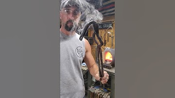 Hot waxing hooks #blacksmith #forge #handmade #maker #howto #tutorial #short #shorts